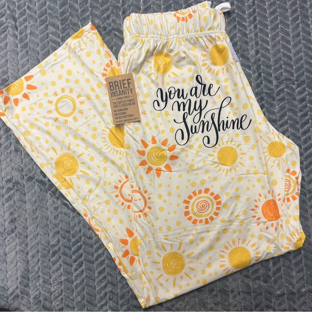 Brief Insanity Women's Sunshine Pajama Loungewear Pants